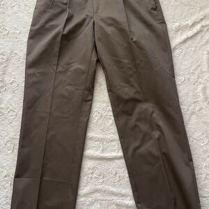 Haggar Men's Classic Tan Dress Pants